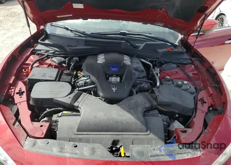 2017 Maserati Ghibli S z USA, uszkodzony, nr VIN ZAM57RTL0H1196406